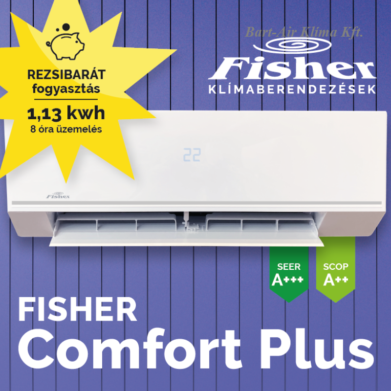 Fisher COMFORT PLUS FSAIF-CP-121AE3/FSOAIF-CP-121AE3 split klíma